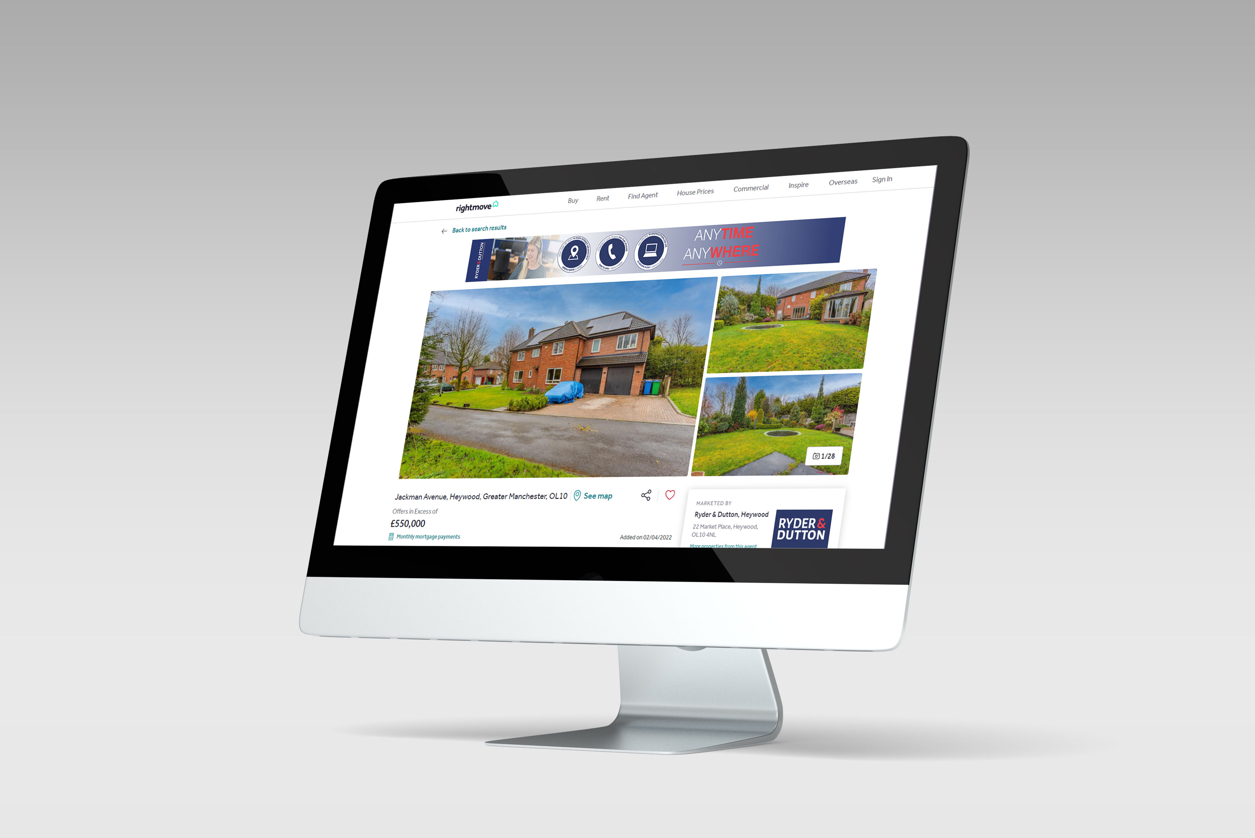 Ryder and Dutton property on Rightmove