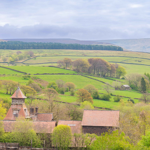 Views of the Peak District from Glossop, Derbyshire